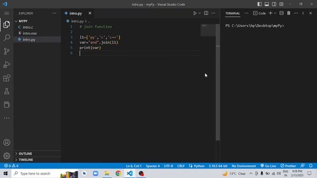 Join Function in Python Programming || #Python Programming. смотреть онлайн