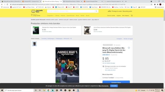 MINECRAFT PREMIUM COMPLETO MÁS BARATO | HASTA EL 80% DE DESCUENTO!!! 2021 смотреть онлайн