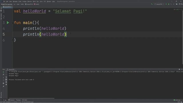 Tutorial Kotlin 02 - Deklarasi Variabel смотреть онлайн