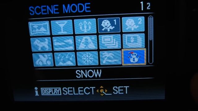 Modurile predefinite al Panasonic DMC-FZ45