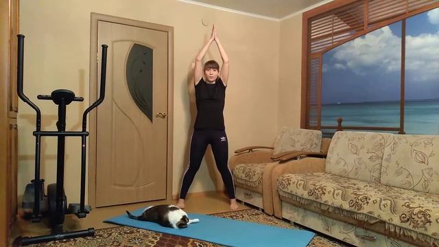 Прыжки с хлопком над головой - 20 секунд смотреть онлайн