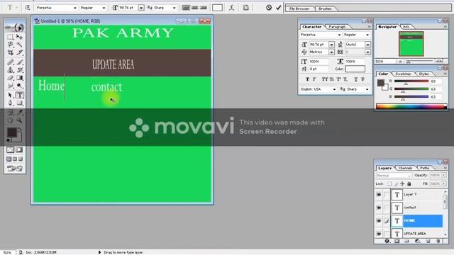 How to create webpage layout in Adobe photoshop 7.0 #webpage #design webpage смотреть онлайн