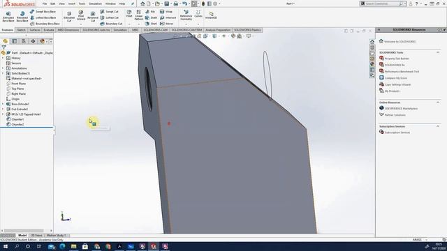 Solidworks Cluttered Drawing to Sketch to Part/Model and Technical drawing смотреть онлайн