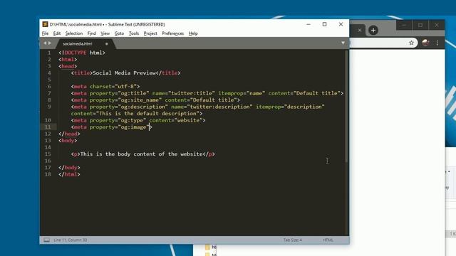 How To Create Social Media Preview Image • HTML/PHP смотреть онлайн