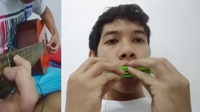 Piano Man - Billy Joel | Harmonica and Guitar Cover | Sad Frog meme смотреть онлайн