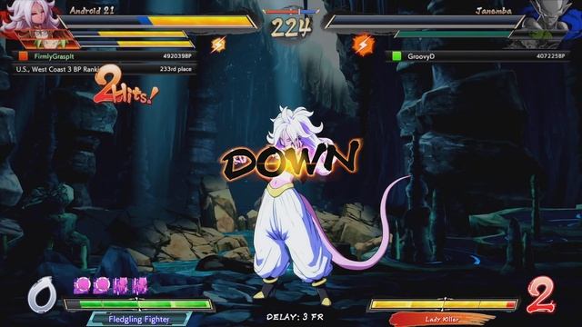 DBFZ vs Groovy D round 2 смотреть онлайн
