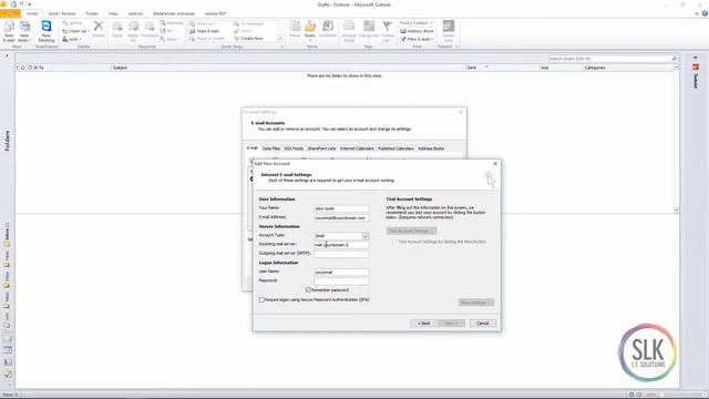 How to Add IMAP Email with SSL in Outlook 2010 смотреть онлайн