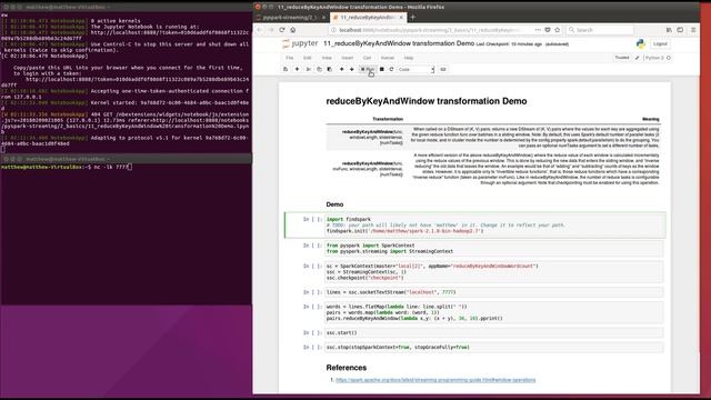 12. Pyspark Streaming: reduceByKeyAndWindow смотреть онлайн