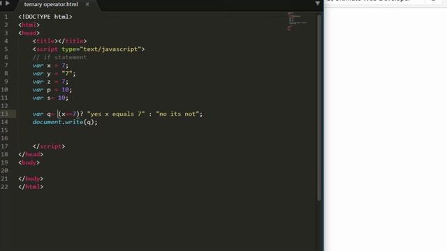 Ternary Operator in JavaScript | 17 смотреть онлайн