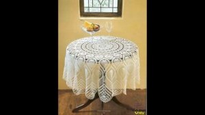 Круглые скатерти - вязание крючком. Подборка № 30 [1000 и 1 узор]