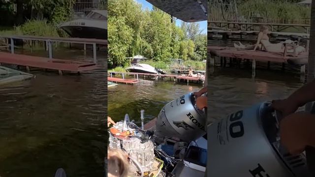 Электро-двигатель от NISSAN LEAF на корабль! смотреть онлайн