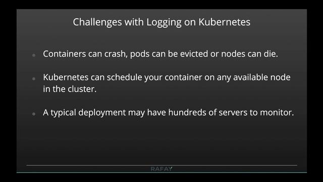 Painless Log Aggregation for Kubernetes based Applications смотреть онлайн