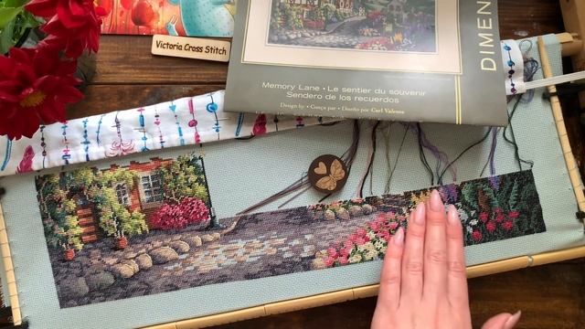 165. Вышивка крестом. Мои вышивальные будни, текущие процессы. Dimensions, LittleHouseNeedlework. смотреть онлайн