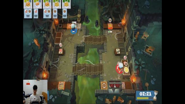 誰開了廚房冷氣阿？！【煮過頭 Overcooked!2】switch｜ Chu玩遊戲