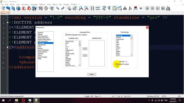 How to Convert tabs to spaces in Notepad++ смотреть онлайн