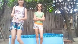 Desafio fale qualquer coisa na piscina (ft.dryele felicio)