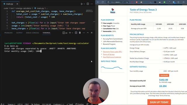 Energy Bill Calculator with Python смотреть онлайн