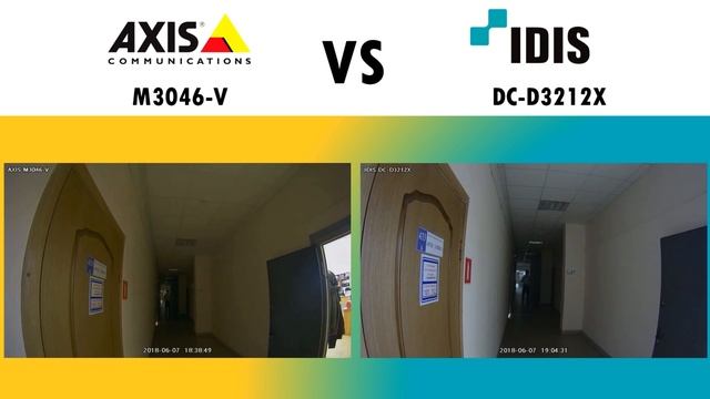 Видео сравнение AXIS M3046-V и IDIS DC-D3212X в условиях низкой освещенности смотреть онлайн