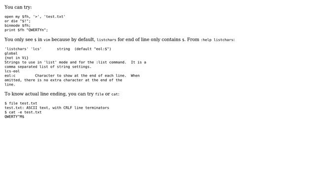 Unix & Linux: Verify line endings from a text created by perl script (2 Solutions!!) смотреть онлайн
