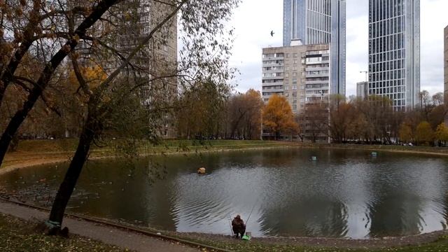Пруд в Раменках на Мичуринском проспекте ЖК Небо Москва 2021 смотреть онлайн