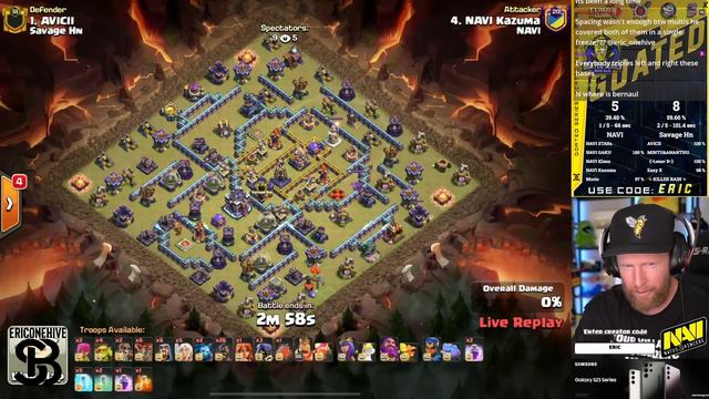 Stars RISKS WAR on this NO WARDEN LALO thru GIGA BOMB?! Clash of Clans смотреть онлайн