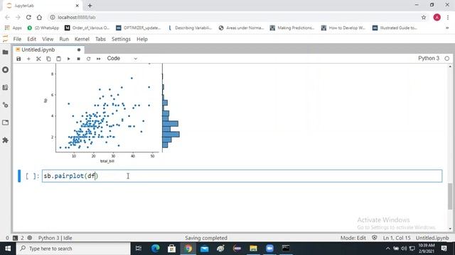 pairplot() in seaborn смотреть онлайн