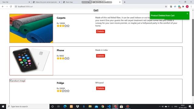 E-commerce Using React смотреть онлайн