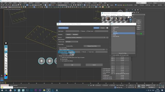 Добавление новых материалов в библиотеку Connecter | Corona Render