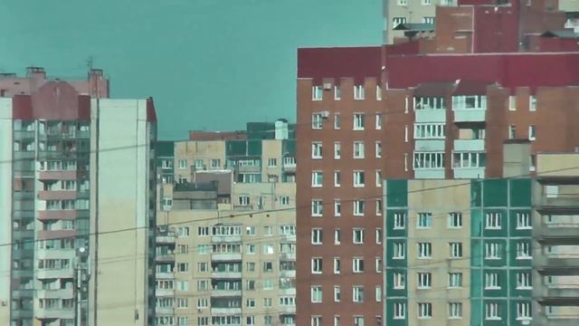 Вид с Заневского Каскада на Красногвардейский район Санкт-Петербурга смотреть онлайн