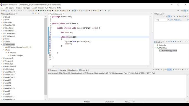 An Introduction to Java While Loops смотреть онлайн