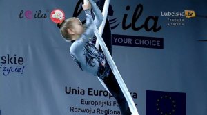ЛЮБЛИН 2017. Воздушная гимнастика на полотнах. Vardosanidze Alisa