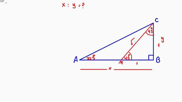هندسة اليابان 🏆 🔥| اوجد النسبة بين X:Y في المثلث القائم | Find X:Y смотреть онлайн