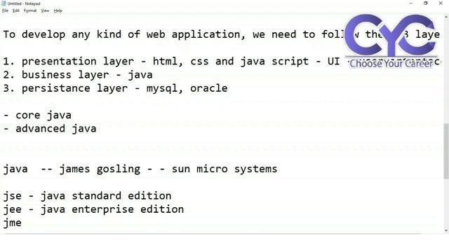 Free Core Java Class-1 | core java course in hyderabad | CYC | Vanya Raj смотреть онлайн