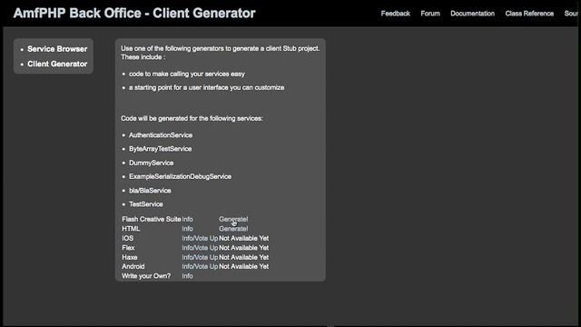 AmfPHP - Client Generator Introduction, Ariel Sommeria-Klein смотреть онлайн