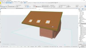 В архикаде крыша отрезает куски стен под ней Как исправить
