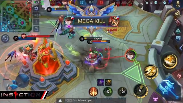 FREESTYLE Chou Montage iNSECTiON - 49 || MLBB ✓ смотреть онлайн