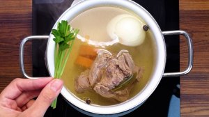 Как отварить говядину, чтобы она осталась сочной. How to boil beef so that it remains juicy.