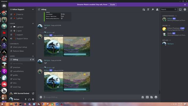 Ark: Survival Evolved Server Manager Discord Bot (ARKON) смотреть онлайн