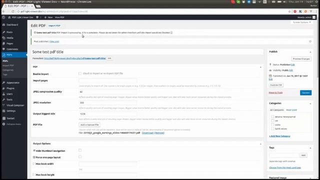 PDF Light Viewer WordPress plugin | How To Upload смотреть онлайн