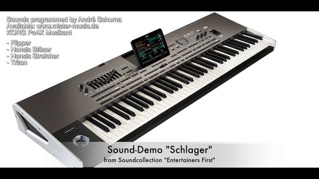 KORG Pa4X: Sound-DEMO "Schlager" from Collection "Entertainers First" смотреть онлайн