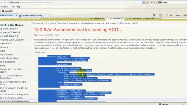 How to CakePHP - following 'Simple Acl controlled Application' tutorial (part 2/3) смотреть онлайн