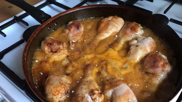 Голень в кисло-сладкой глазури | Рецепт куриных ножек | Курица с медом смотреть онлайн