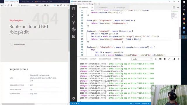 EP14 - Update และ Delete ใน AdonisJS ด้วย Database Query Builder смотреть онлайн