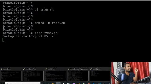RMAN Backup using shell script - live смотреть онлайн