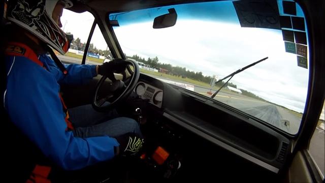 WCSC III 1 8 Pori 1/4 mile Ford Fiesta mk1 edited ver смотреть онлайн