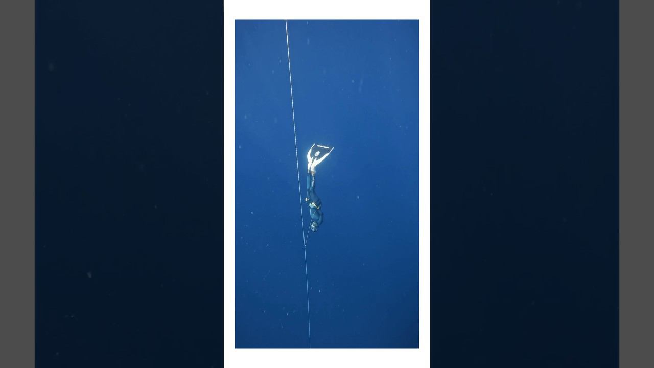 Заныриваем в глубину! #freediving #фридайвинг #underwater #monofin смотреть онлайн