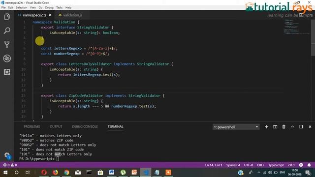 28 TypeScript NameSpace Part 2, 2019 - Tutorial Rays | By Umar Rahman смотреть онлайн