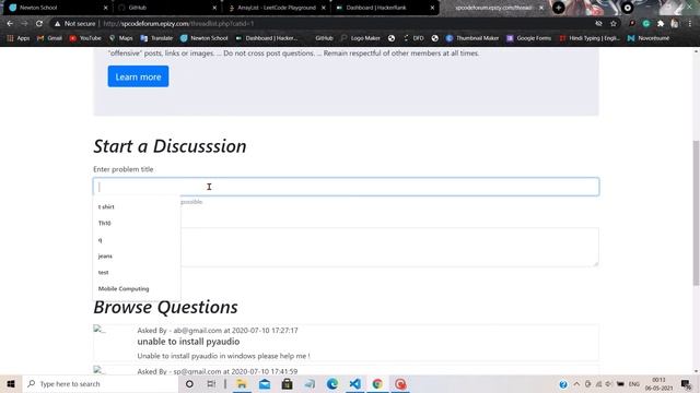 Project- 1 , MyForum.....Mini project for Computer Science Student in PHP. смотреть онлайн