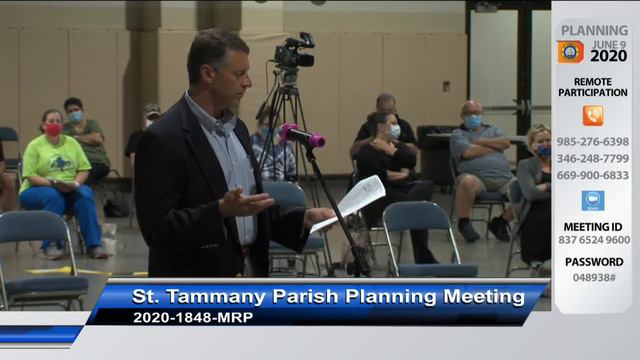 St. Tammany Parish Planning Meeting 06/09/2020 смотреть онлайн