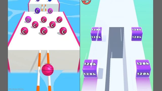 A-Z Run vs Jelly Run 2048 - Max Level Gameplay смотреть онлайн